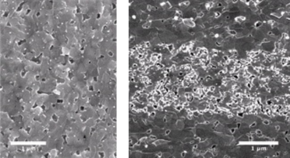 Pattern Formation during Current Sintering