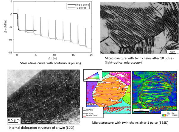 Micromechanisms of the electro-plastic effect in magnesium alloys investigated by means of electron microscopy